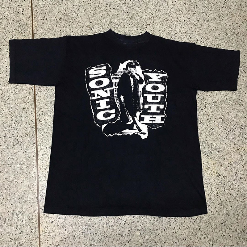 Music.Soul Camiseta Unissex Sonic Youth Banda Estampa Vintage Confortavel Estilosa Retrô