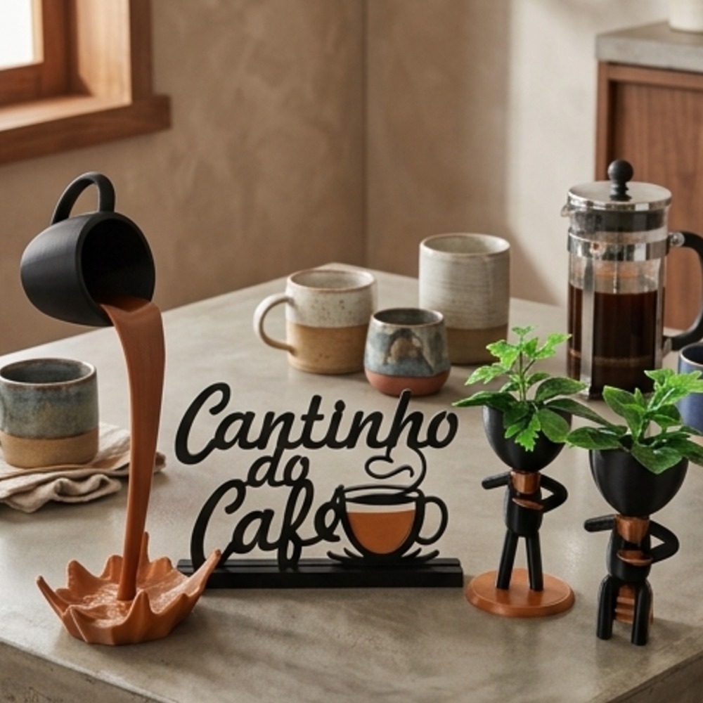 Cantinho Do Café  Decoração Kit  Mini Vasinhos Enfeite Bob Robert para Decoração Casa vaso de plástico tamanho mini 6 cm