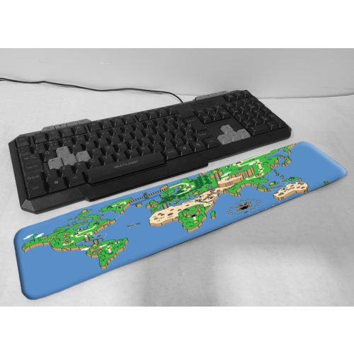 Apoio de pulso Mario Mapa cute 47x9 cm ergonomico punho mouse pad teclado mousepad