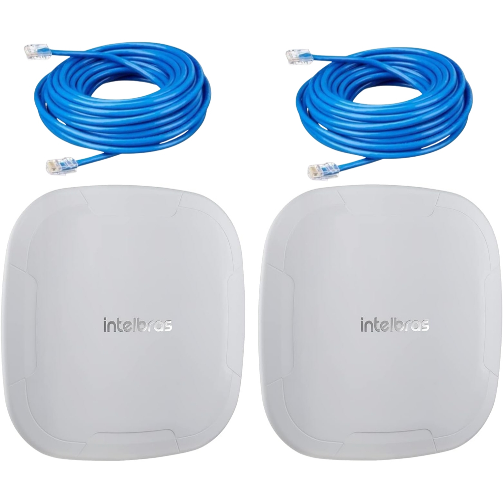 Kit Duas Antenas P/ Internet Via Rádio 5.8 Intelbras + Cabo