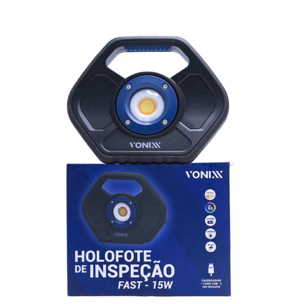 HOLOFOTE DE INSPEÇÃO FAST  15W - Vonixx