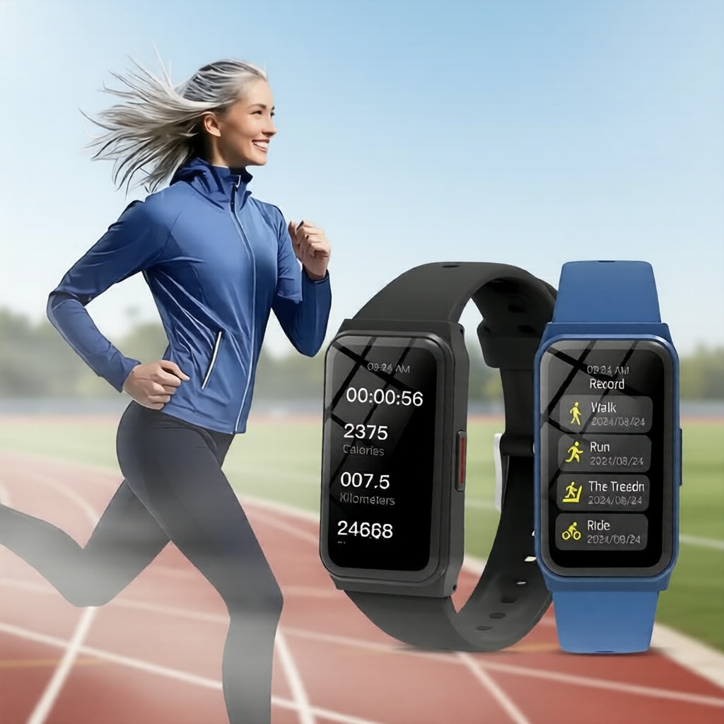 Smartwatch Relógio Inteligente Leve Com Controle De Música Multiesportivo Para Sono Saudável Homens E Mulheres Presente