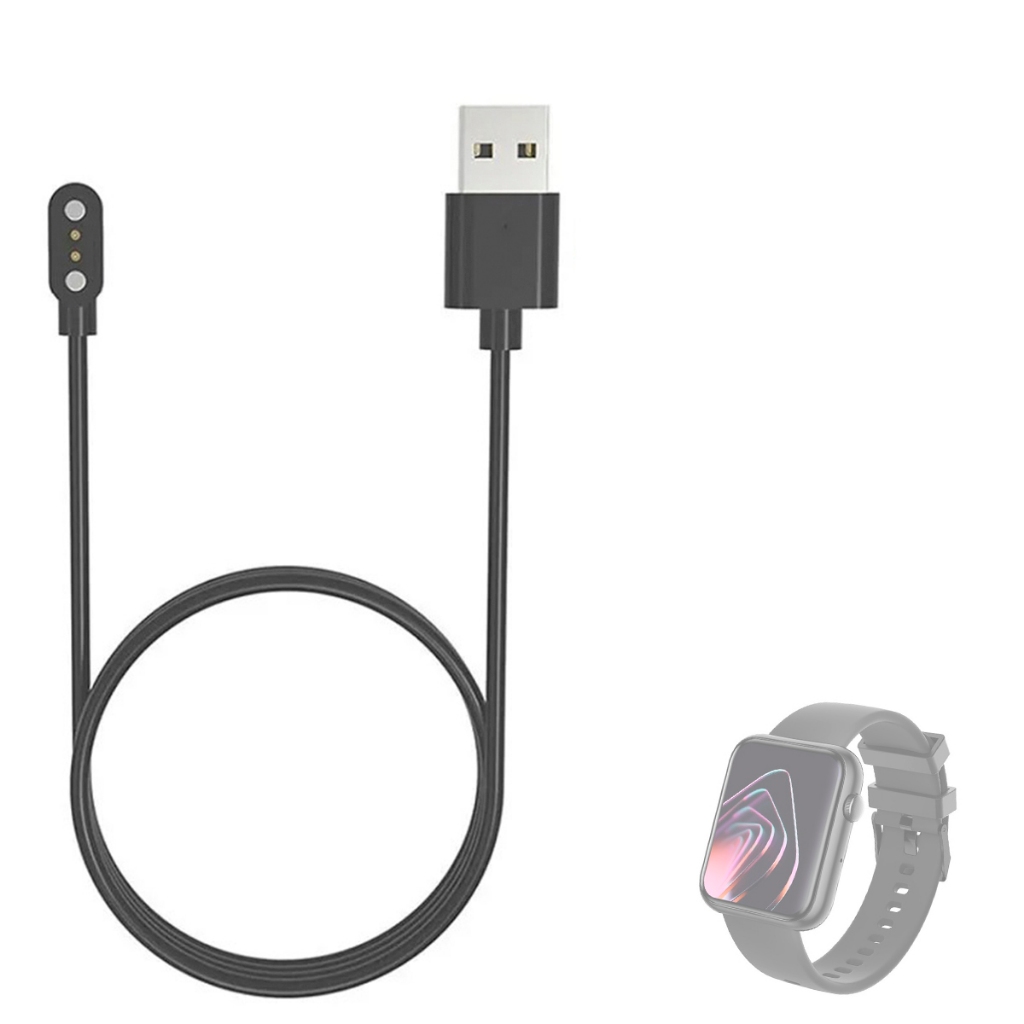 Carregador Usb Compatível Com Smartwatch Multilaser Multi M2 magnetico
