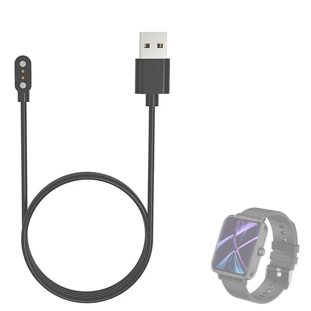 Carregador Usb Compatível Com Smartwatch Multilaser Multi L2 magnetico