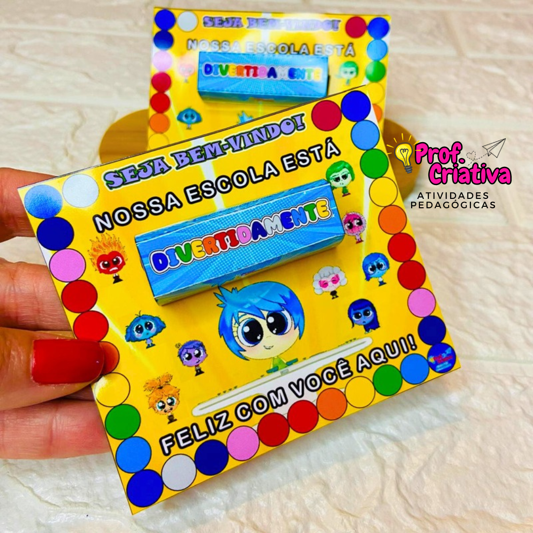 CARTÕES PARA BIS - VOLTA ÀS AULAS - ????PROF CRIATIVA