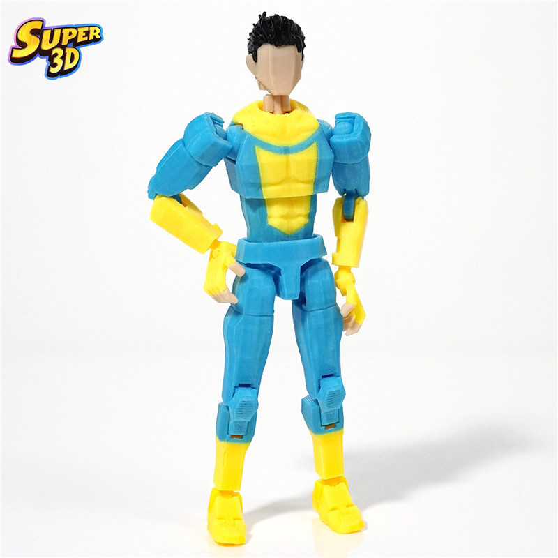 Figura de modelo móvel Pale Mark 13 Invincible 3.0 impressa em 3D, um brinquedo de anime deformável com múltiplas articu