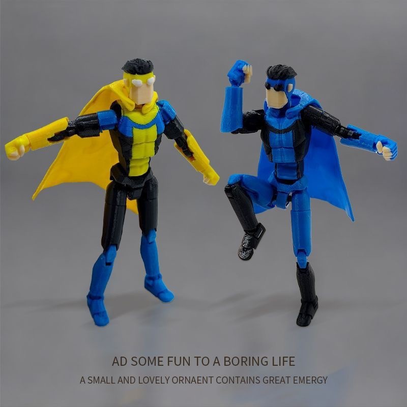 Invincible Emperor 500 Mark Multi-Joint Super Action Figure Toy Montado