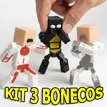 Kit 3 Boneco Invincible Mark Nolan Omni-Man Conquest Articulados Action figure Dummy 13