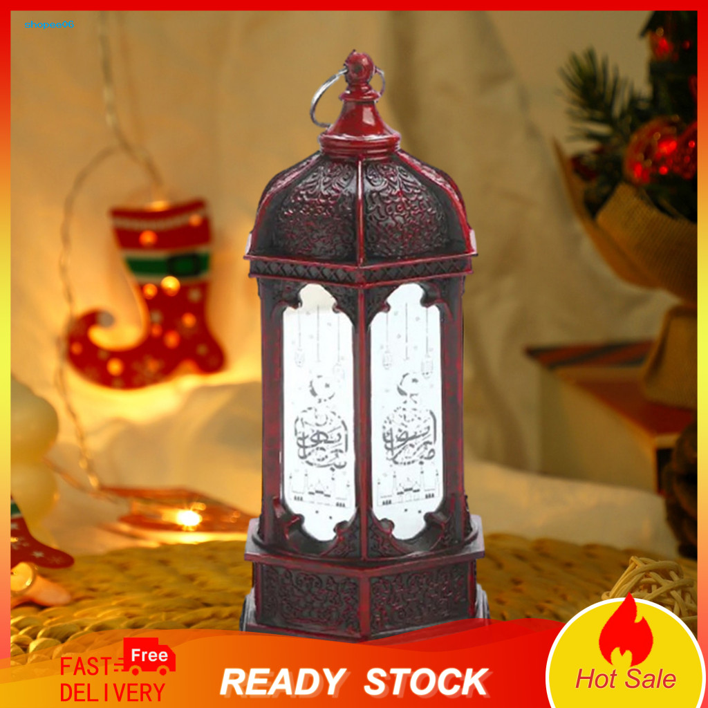 Battery-powered Christmas Lights Lantern Retro Glass Night Light Decorative Led Ornaments for Indoor and Outdoor Use Fes
