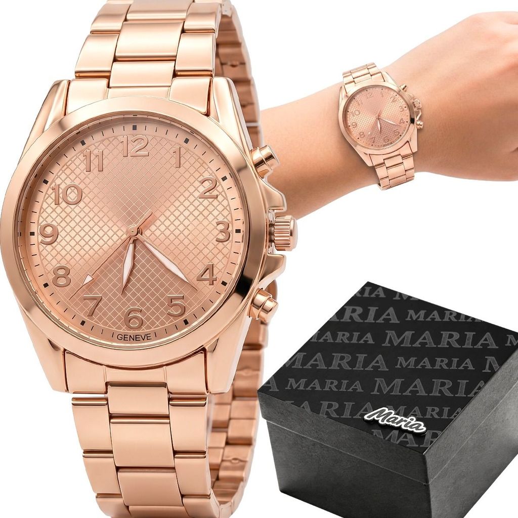 relogio feminino aco inox banhado rose original mostrador rosa casual garantia presente delicado