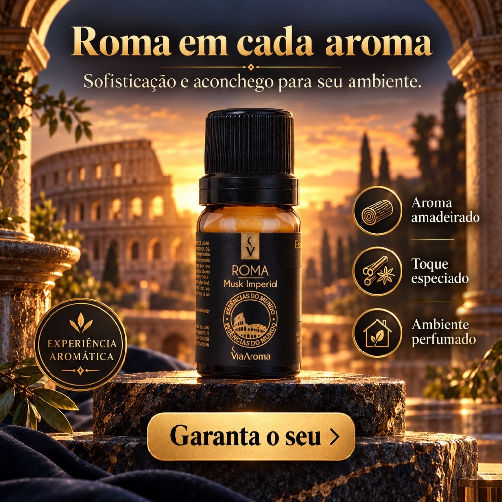 Essencia Mundo Roma Musk Imperial 10ml Via Aroma