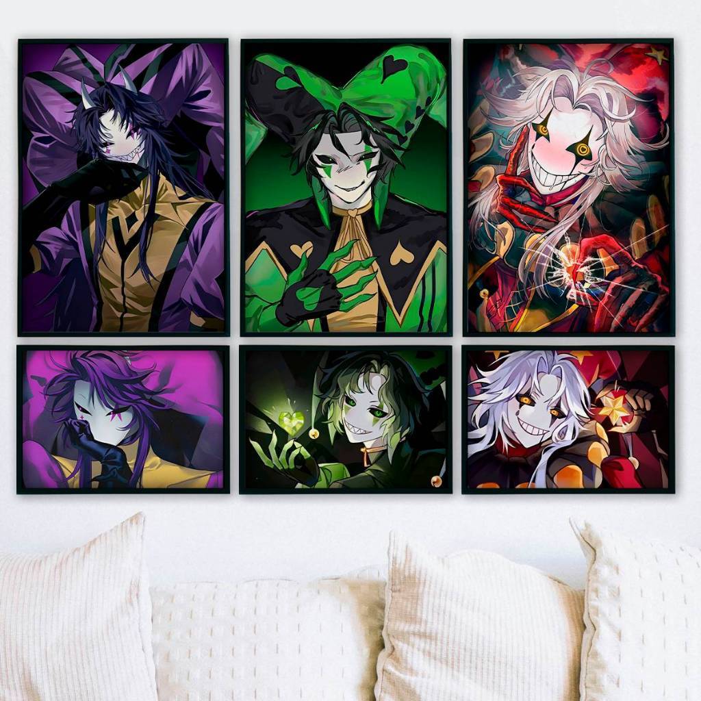 Quadro Pôster Decorativo Gamer TFC Jester, Harlequin, Pierrot The Freak Circus
