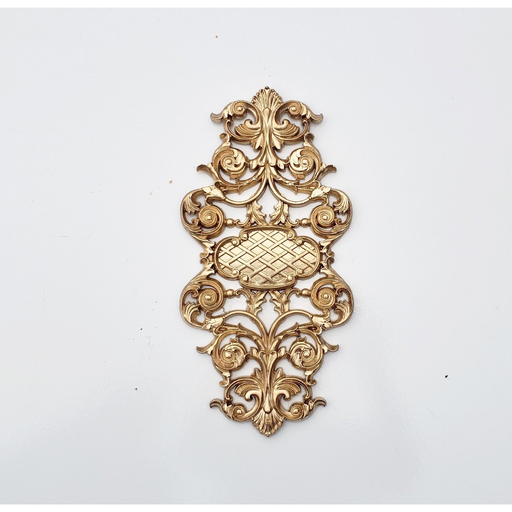 Arte Nautika Moldura Aplique Florão Arabesco Design de Interiores Parede Teto 40 cm