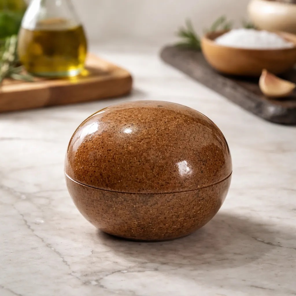 Açucareiro de Mesa Charmoso Esculpido em Pedra Design Interiores