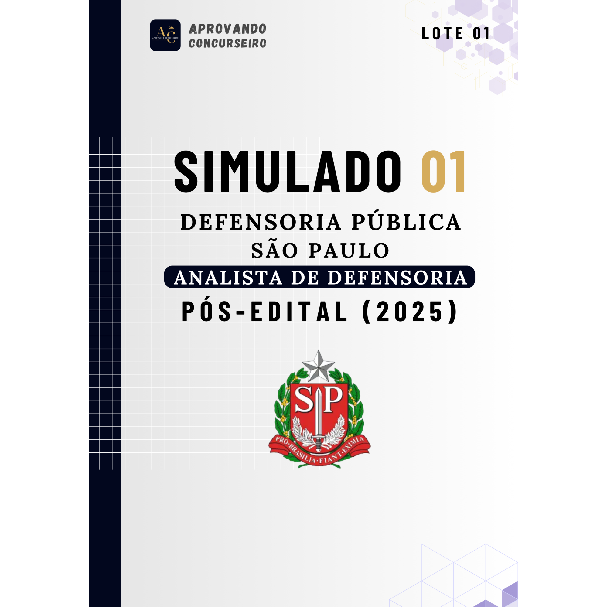 05 Simulados Comentados Defensoria Pública de São Paulo - Analista de Defensoria (Pós edital 2025)