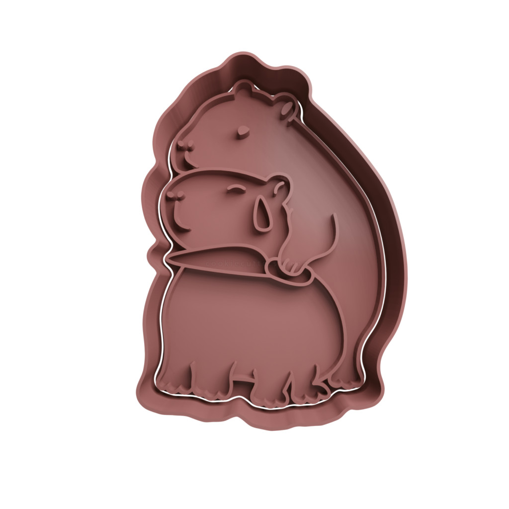 Cortador De Biscoito Capivara com Faca - Capivara Capybara