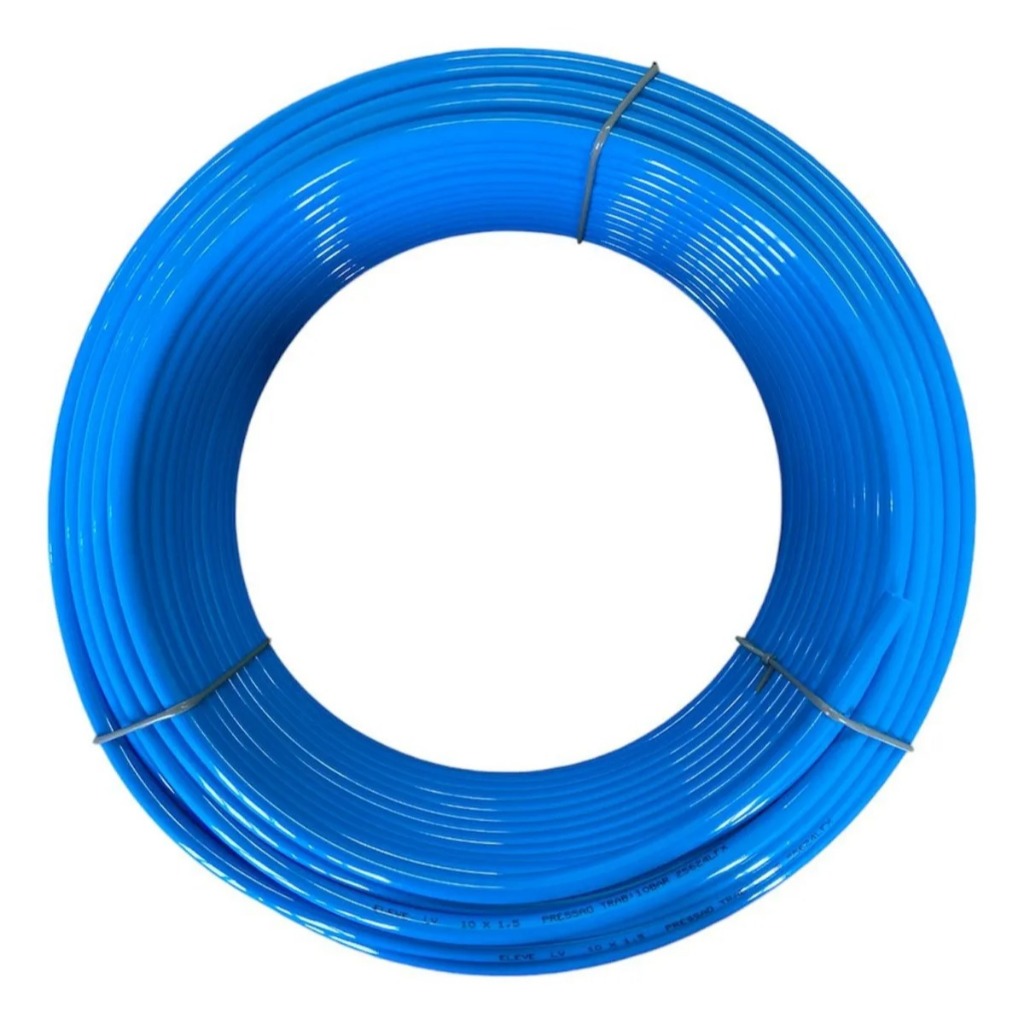 25 Metros Mangueira Pneumática Flexível Ø10mm Tubo Pu 150psi/10bar