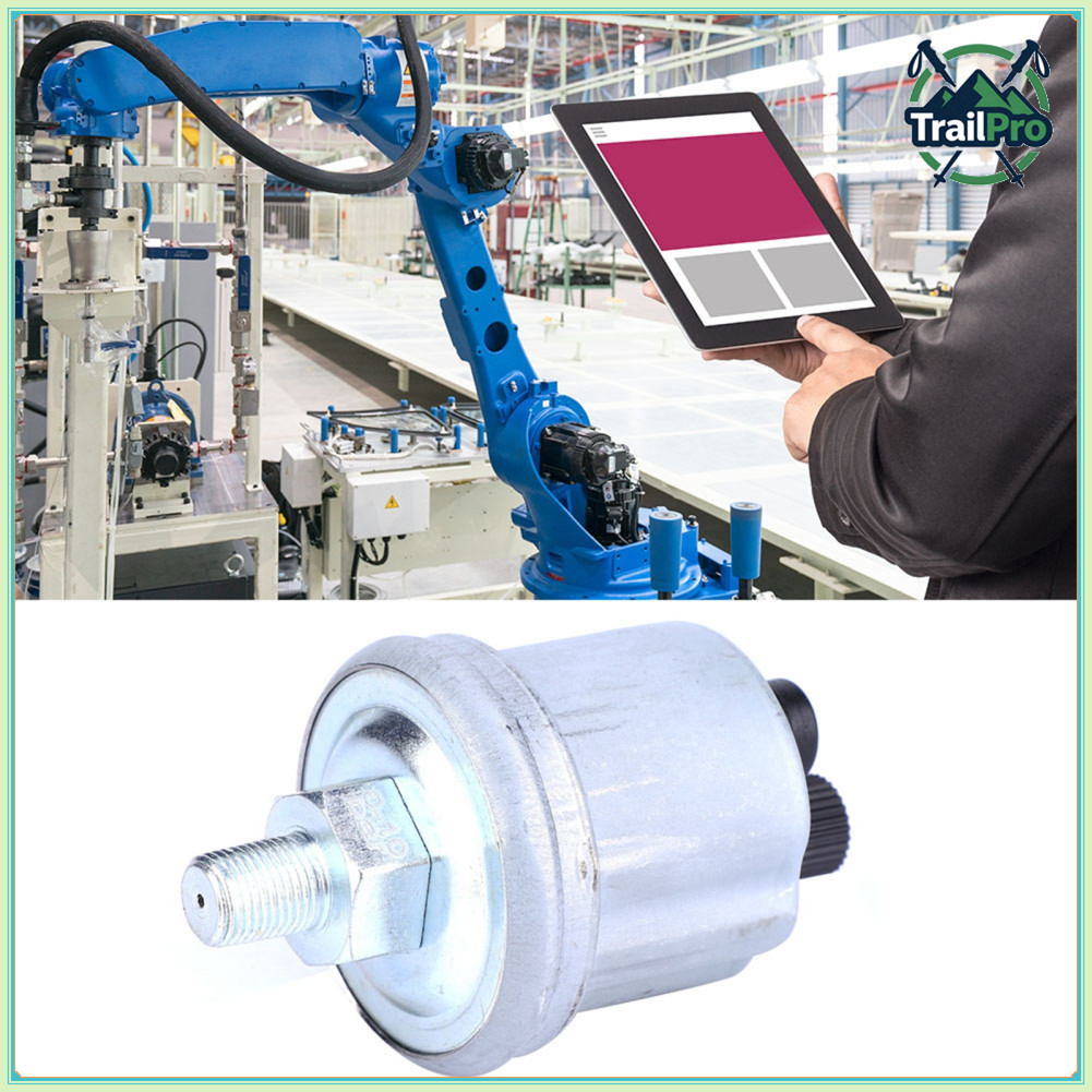 TrailPro Sensor de pressão de óleo 1/8 NPTF motor de carro para cabeça única fosca 1-10BAR