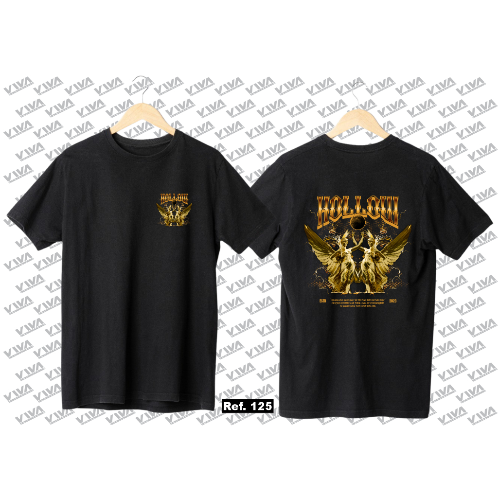 Camiseta Unissex Camisa 100% Algodão Hollow  Envio Rápido Estilo de Rua Estampa Digital