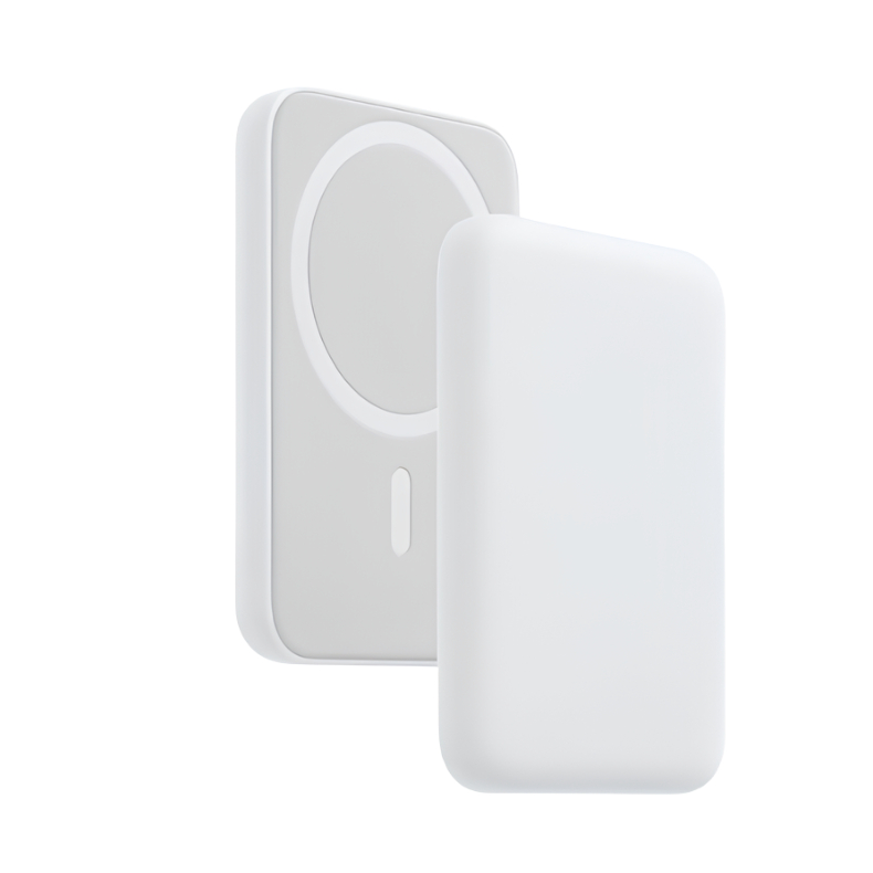 Carregador Portátil Indução para Magnético Sem fio Bateria Carga 5000mAh