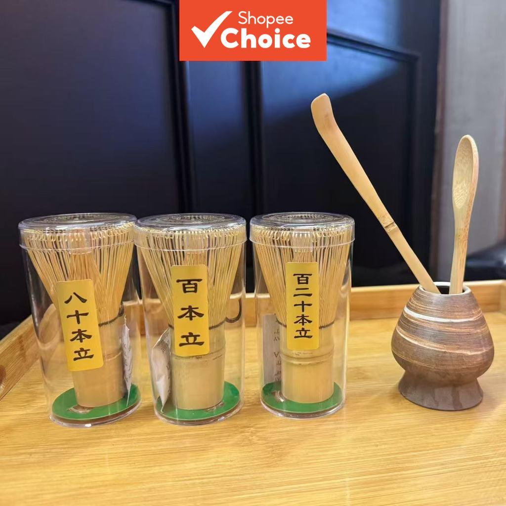 Conjunto De Batedor matcha , Ferramentas De Chá Chinesas , De Bambu , E Ferramenta De Café De Dupla Utilização , Estilo