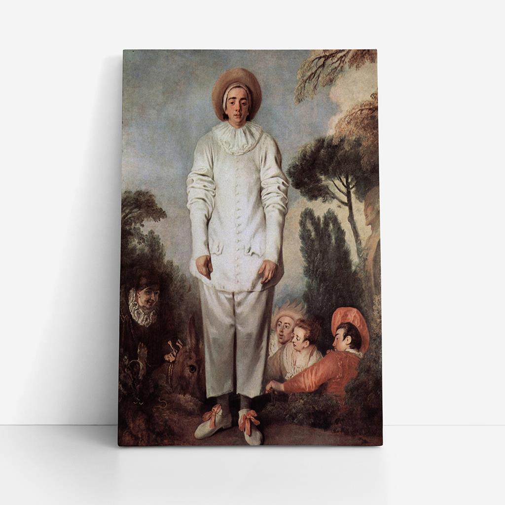 Pierrot Gilles Jean-Antoine Watteau Quadro