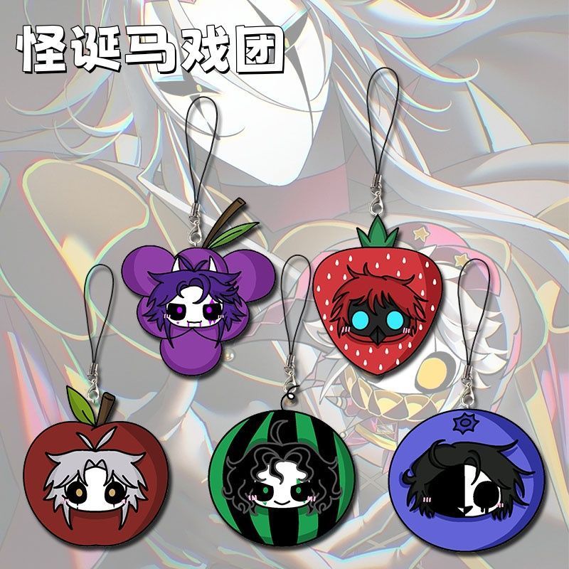 O Circo Anormal Para Alça De Telefone Móvel Anime Pierrot Doutor Jester IPhone Moda Dos Desenhos Animados Correias Do Pe