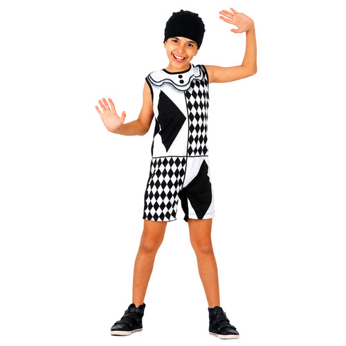 Fantasia Pierrot Infantil Super Pop