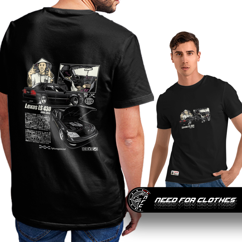 Camiseta Lexus LS430 UCF30 VIP Style JDM Luxury Stance Street Build V8