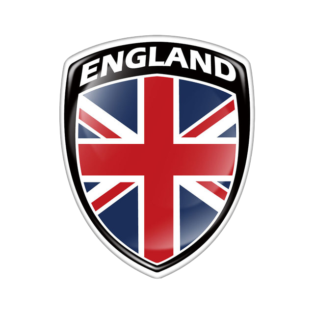 Kit 02 Adesivos Automotivo 3D resinado Emblema Bandeira do Reino Unido United Kingdom