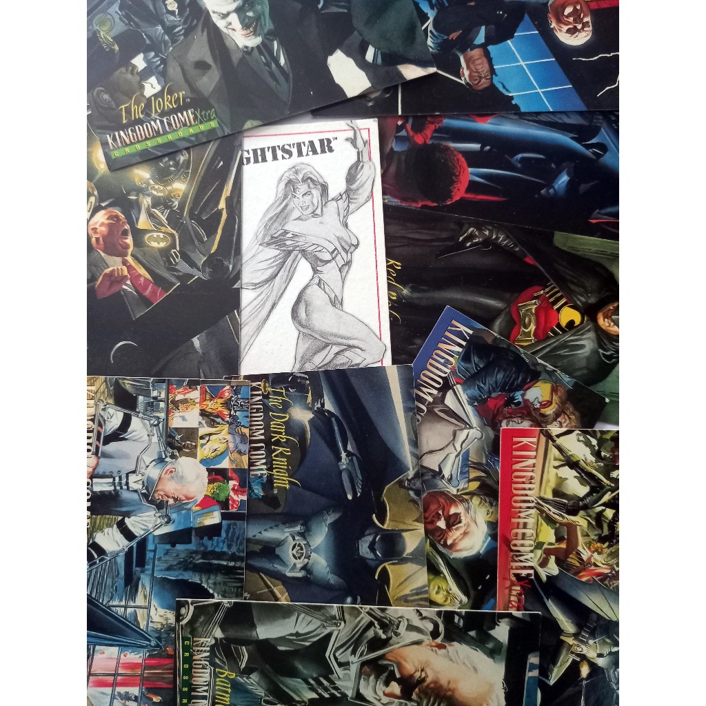 Cards DC Kingdom Come Xtra - Valor unitário - Importados - Alex Ross - DC Comics 1996