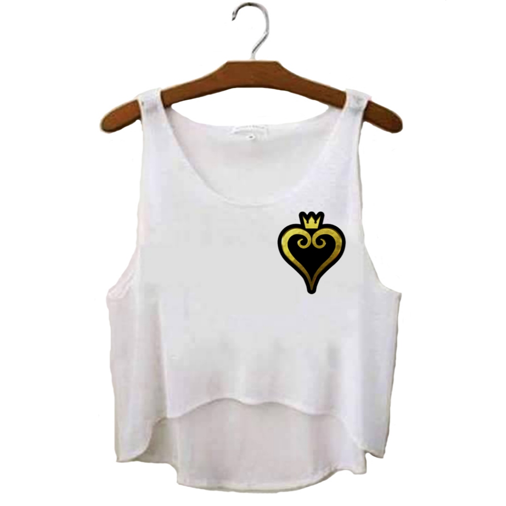 Cropped Kingdom Hearts || Regata Tshirt Tumblr Aesthetic Pinterest