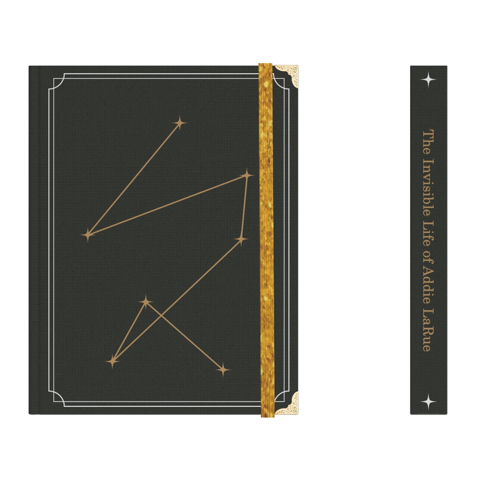 Capa para Kindle Addie LaRue Holoráfica Craquelada