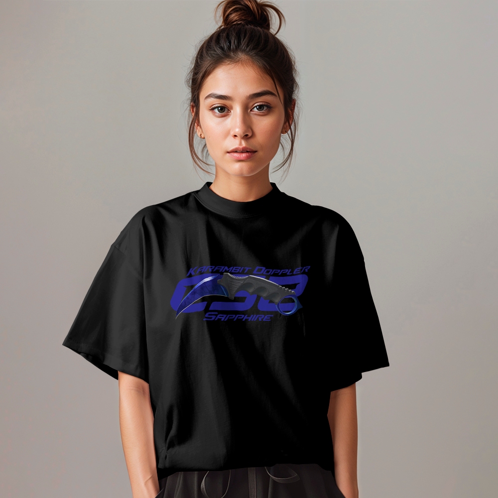 Camisa Camiseta Karambit Doppler Sapphire Jogo Game Fluxo Geek REF 2228