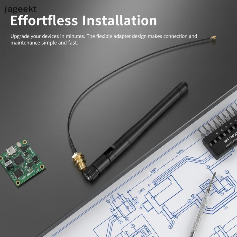 [jageekt] 2.4GHz 3dBi RP SMA Macho WiFi Antena Forte Reforço De Sinal Para Roteador Sem Fio Smart TV IP Câmera Aplicação