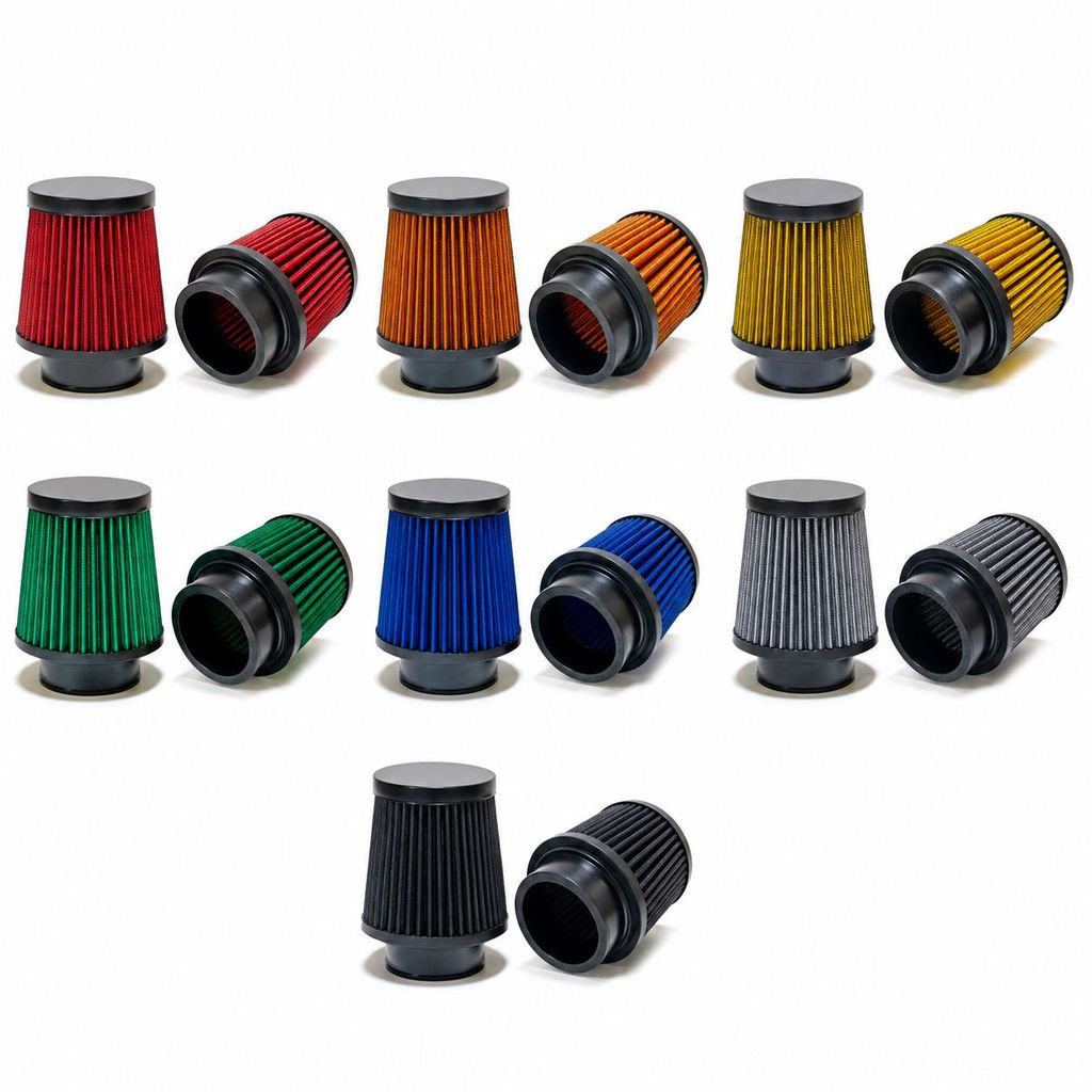 Filtro de Ar Esportivo Spectrum Mono Fluxo Preto - 62mm (2,5 polegadas)
