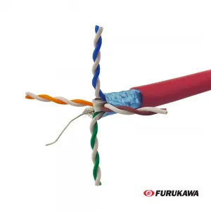 CABO DE REDE CAT6 BLINDADO F/UTP GIGALAN FURUKAWA 25M 50M 100M