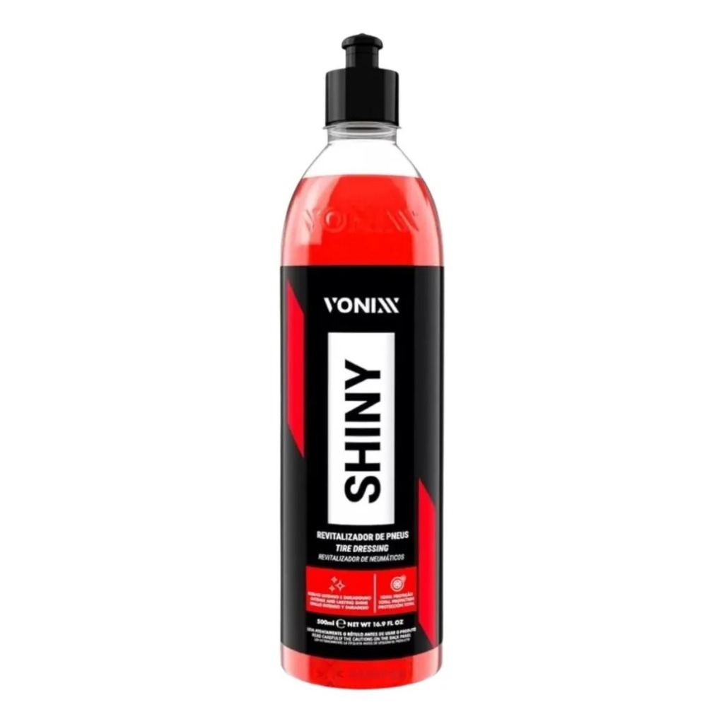 Shiny Revitalizador Pneu Pretinho Longa Duração Vonixx 500ml