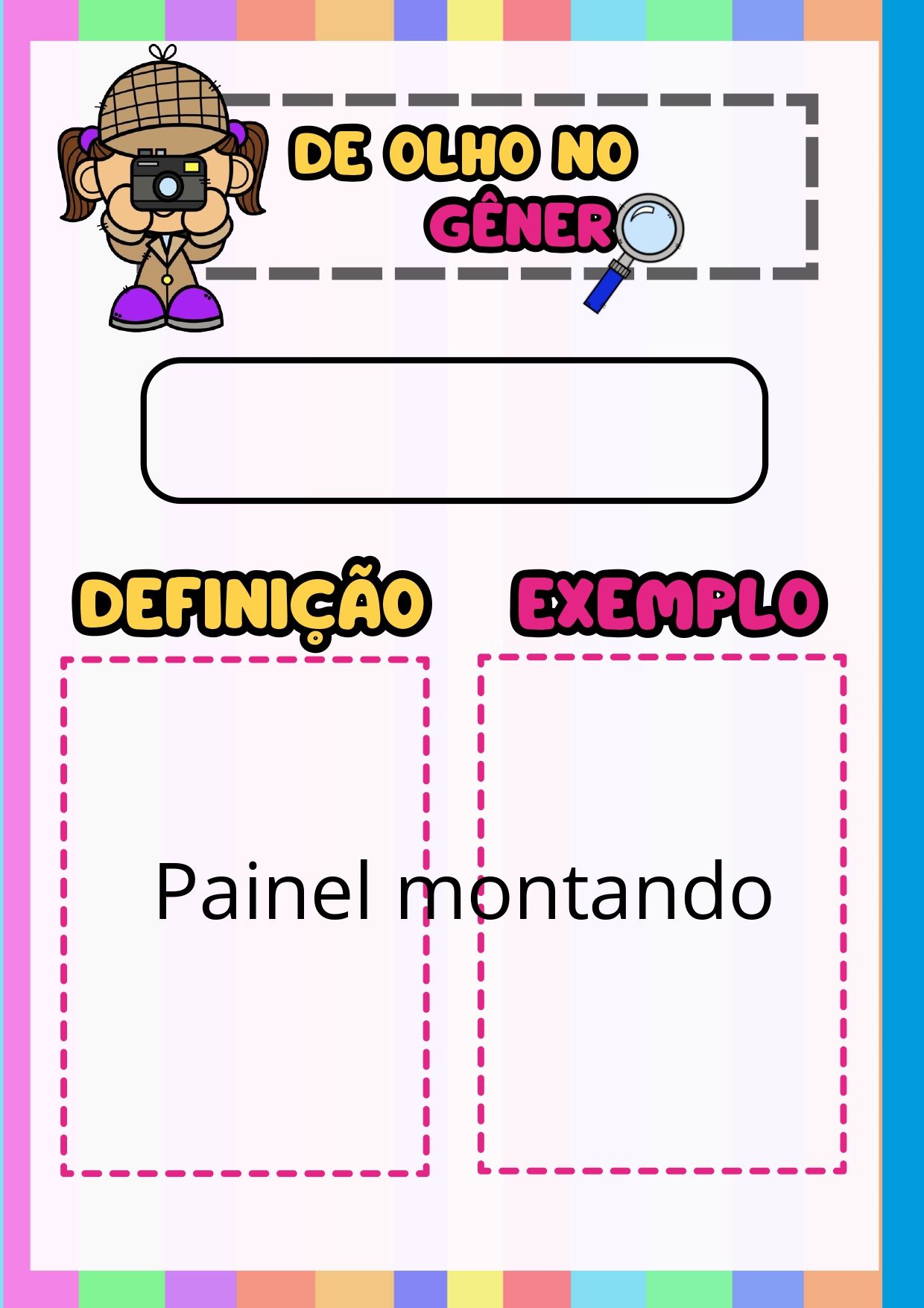 PAINEL GÊNEROS TEXTUAIS