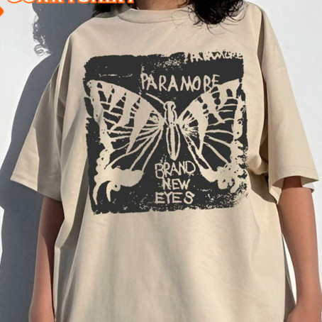 Camiseta Unissex Estampa Banda Paramore Brand New Eyes Estilo Streetwear Casual 100% Algodão Envio Rápido