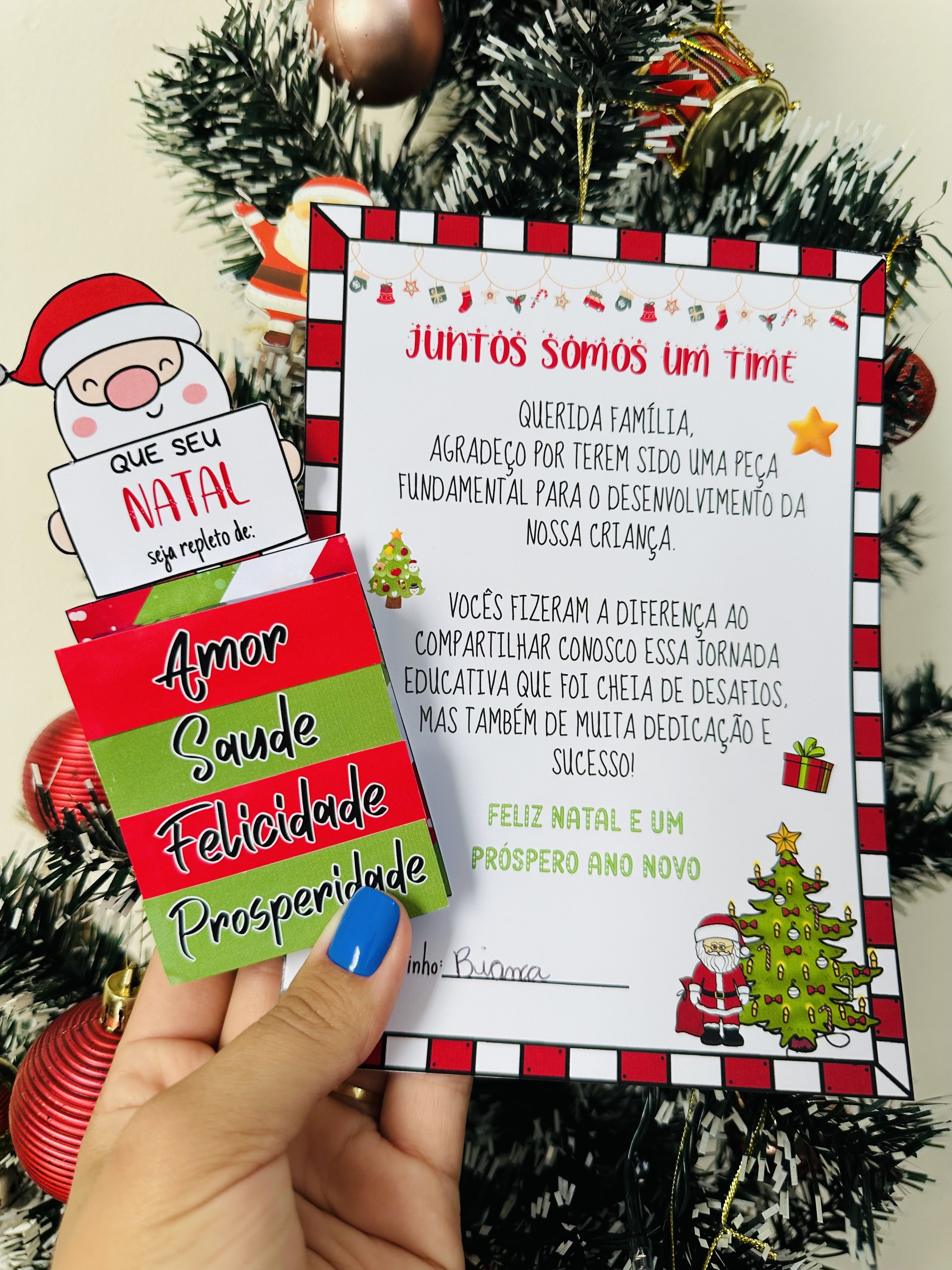 Cartão de Natal e Cartão de Bis