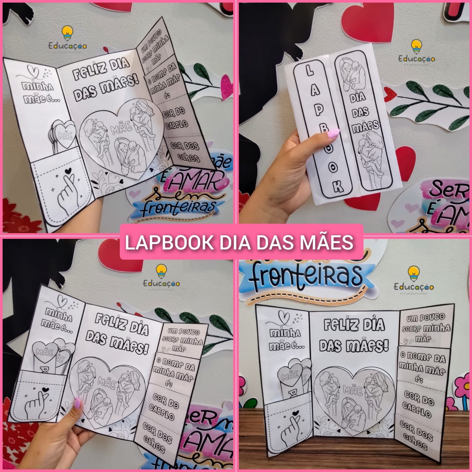 LAPBOOK ESPECIAL DIA DAS MÃES