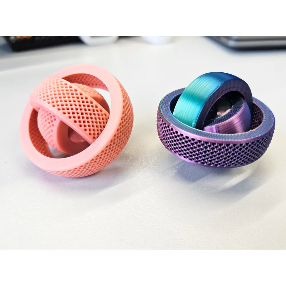 Gyro Spinner 360° com Rotação Livre | Fidget Anti Ansiedade