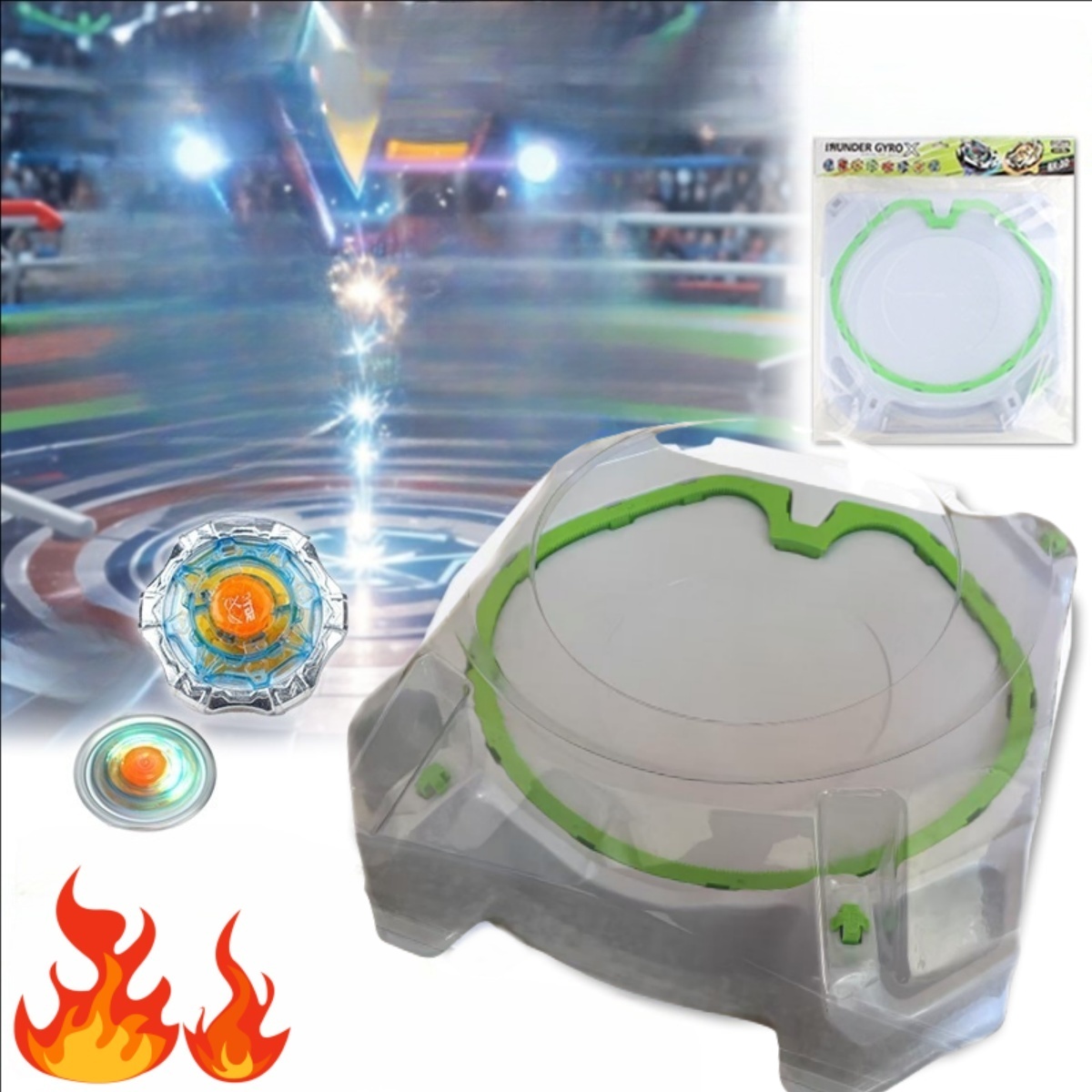 BX-10 Gyro Disk Battle Stadium Combat Arena Com Telhado Brinquedo De Tabuleiro De Xadrez Infantil Campo De Batalha Para