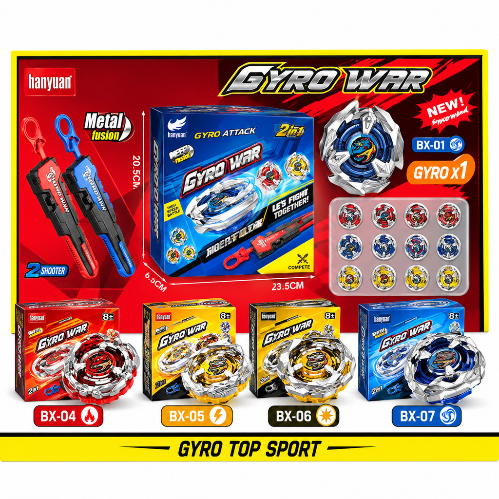 Brinquedo Pião Giroscópio Sortido - Gyro War