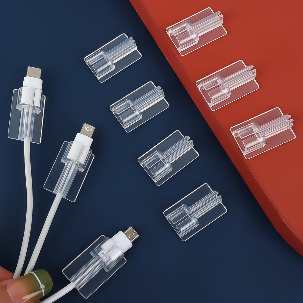 1/5Pcs Pacote De Qualidade Premium Transparente TPU Cabo De Carregamento USB Case De Proteção/Reutilizável Fixação A Linha De Securing Clip/Para iphone Cordões
