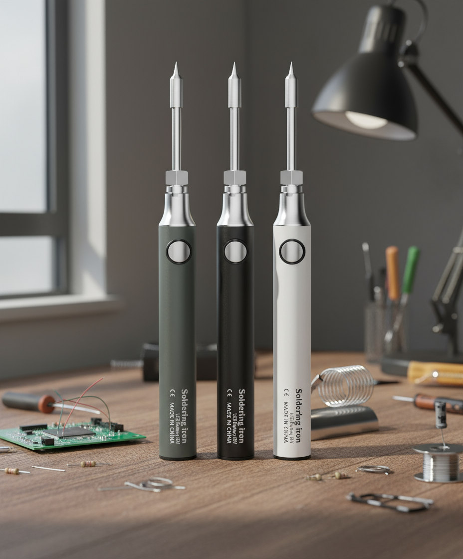 Kit de Ferramentas de Soldagem Operadas por Bateria Recarregável para Pequenos Projetos Caseiros DIY