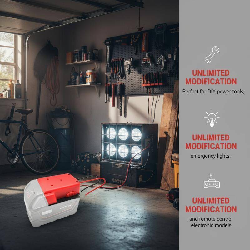 [kaan] Conversor De Bateria De Íon De Lítio 18V Do 12AWG Para Ferramentas Sem Fio Projetos DIY Com Saída De Energia Qui