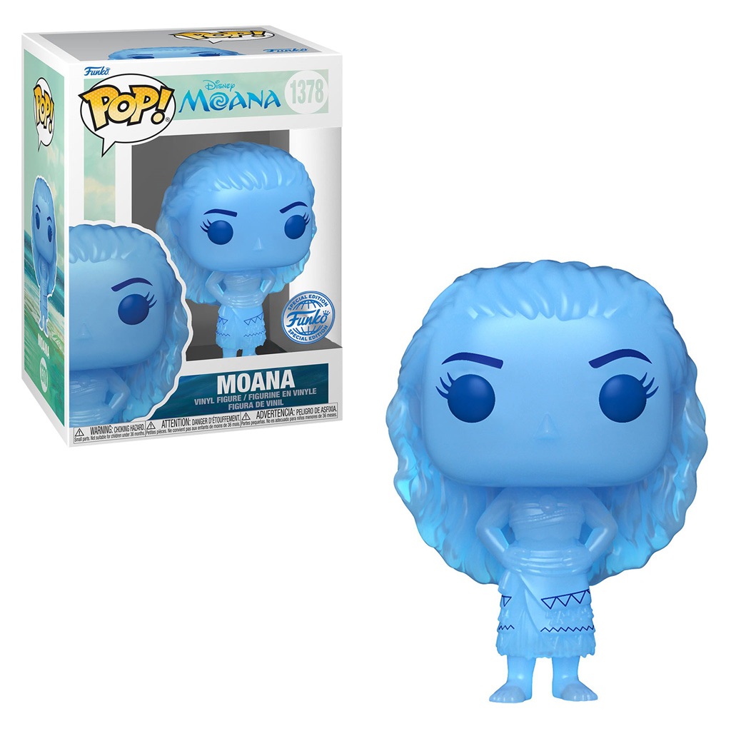 FUNKO POP DISNEY MOANA EXCLUSIVE - MOANA TRANSLUCENT 1378 NOVO ORIGINAL