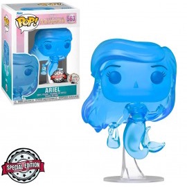 Funko Pop Disney The Little Mermaid 30th Exclusive - Translucent Blue Ariel 563 Novo Original